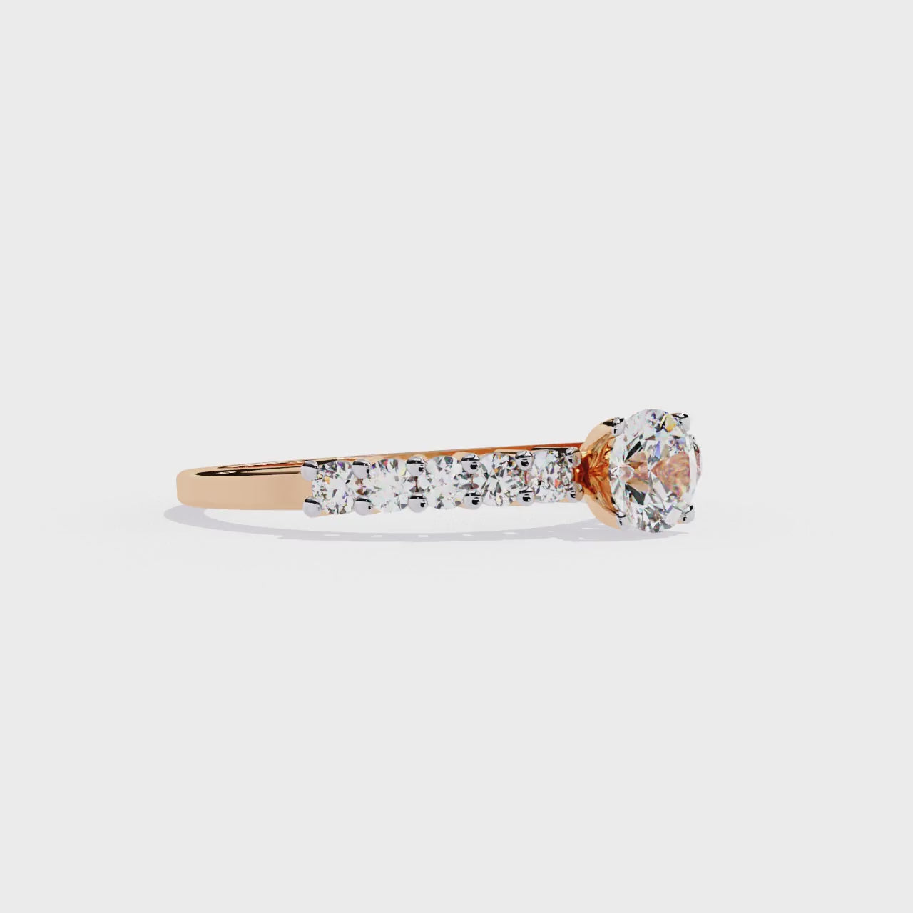 Timeless Diamond Solitaire Engagement Ring
