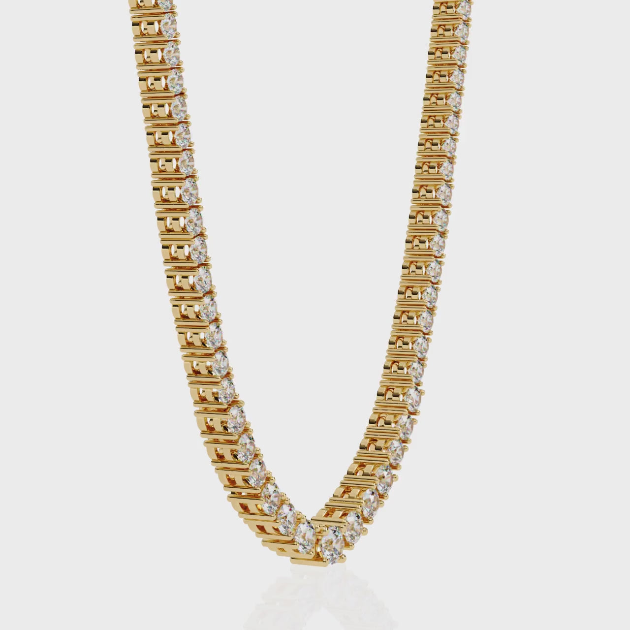 Heirloom Diamond Tennis Necklace