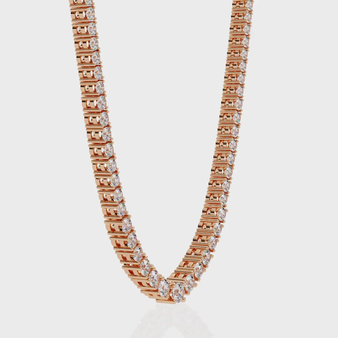 Heirloom Diamond Tennis Necklace
