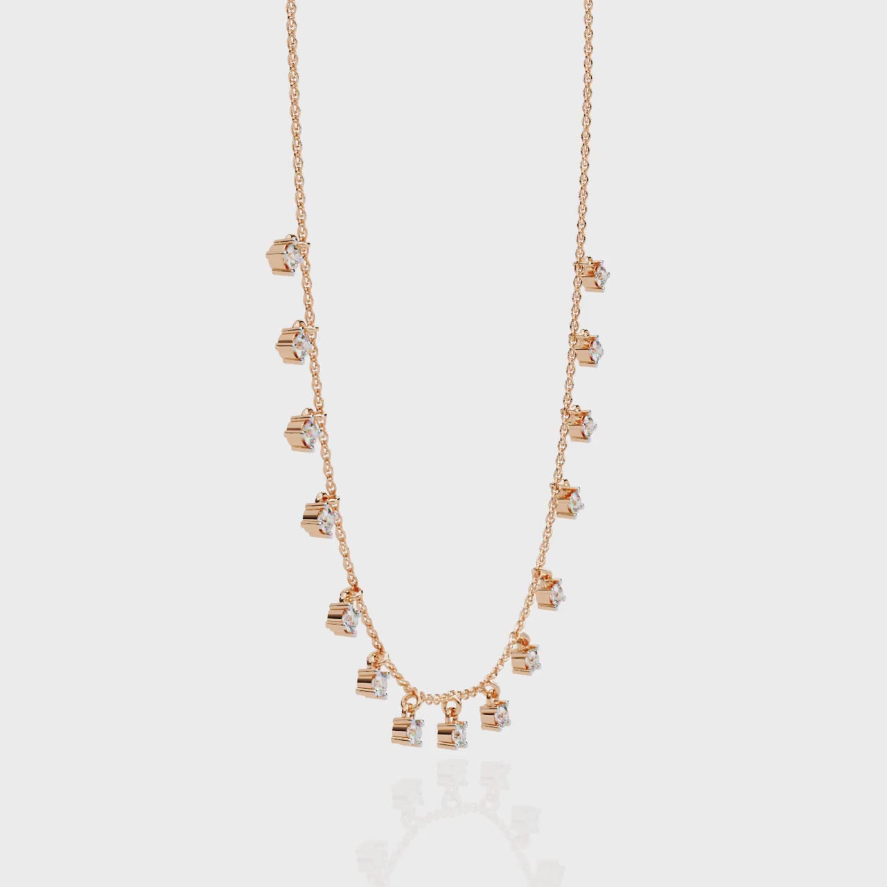 Plima Diamond Drop Necklace