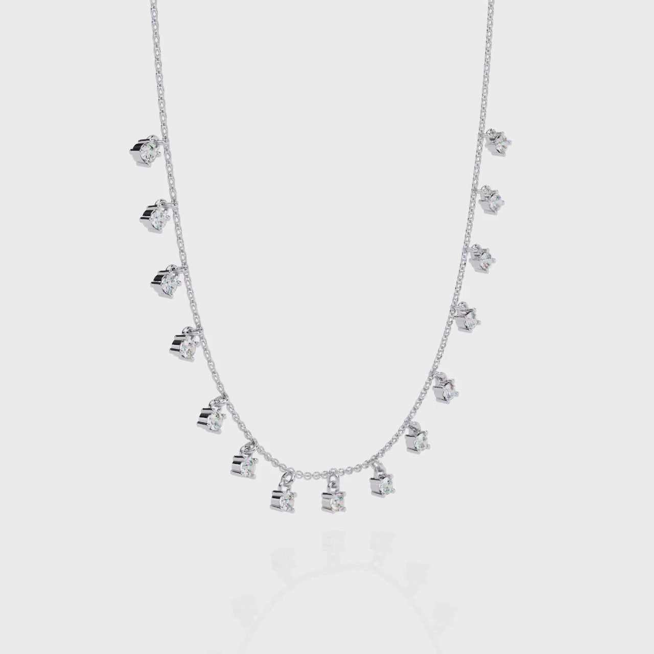 Plima Diamond Drop Necklace