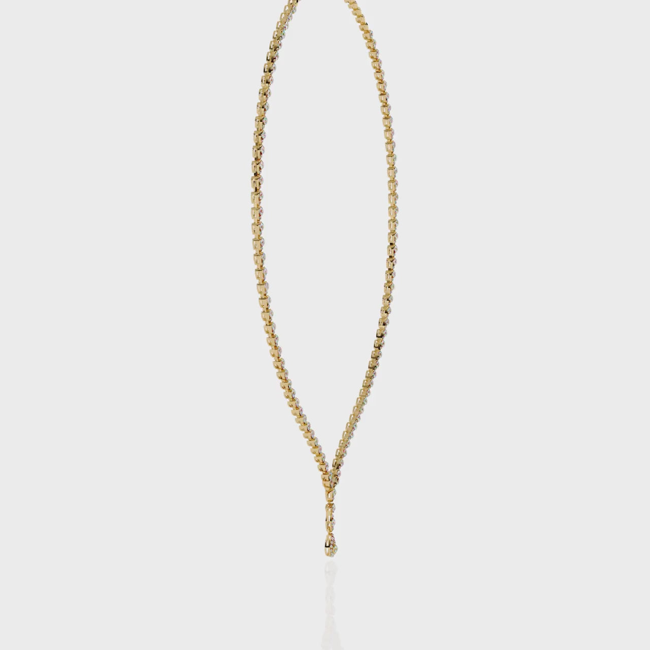 Sophisticated Akoya Pearl and Diamond Drop Necklace