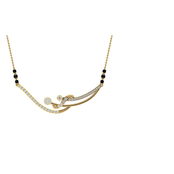 The Lab Grown Diamond Solaris Cascade Mangalsutra